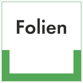 Abfallkennzeichnung - Textschild Folien