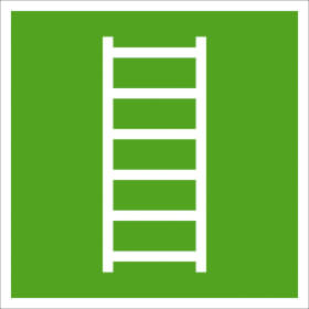 Fluchtwegschild - langnachleuchtend Fluchtleiter