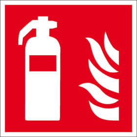 Brandschutzschild - nachleuchtend Feuerlöscher