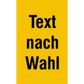 Protect - widerstandsfhige Elektrokennzeichnung  mit individuellem Text