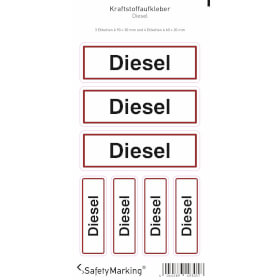 Hinweisschild Diesel