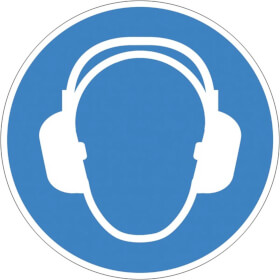 Protect Gebotsschild Gehörschutz benutzen
