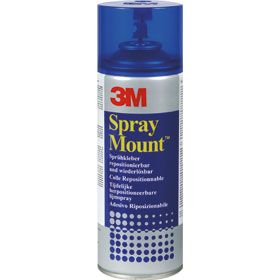 3M Sprühkleber Spray Mount 051847 feines Sprühbild für eine sichere und dauerhafte Verbindung