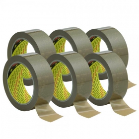 Scotch® 6890 Premium Verpackungsklebeband braun, leise, für schwere Kartons, 