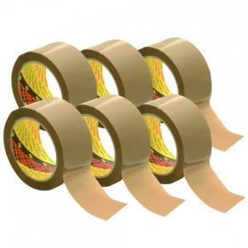 Scotch® Verpackungsklebeband 309 braun, leise, für leichte bis mittelschwere Kartons, 