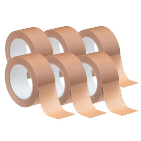 Scotch® Papier - Verpackungsklebeband 3444 braun, langfristige Haltbarkeit auf Papierkarton, 