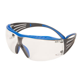 3M Schutzbrille SecureFit 400X mit integriertem Augenbrauenschutz und angenehm flexiblen Bügeln