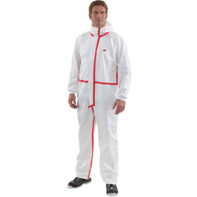 Schutzanzüge Schutzbekleidung 3M Schutzanzug, Schutztyp 4 / 5 / 6, CE - Kategorie III,  weiß