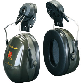 Sicherheitshelme Zubehör 3M™ Optime II Kapselgehörschützer P3E, grün, SNR = 31 dB