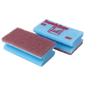 Reinigung Reinigungszubehör Scotch - Brite Reinigungsschwamm, blau / rot, 