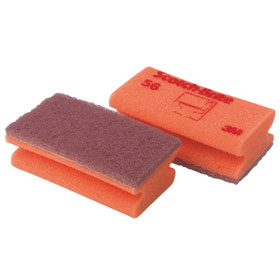 Reinigung Reinigungszubehör Scotch - Brite Reinigungsschwamm, rot / rot, 