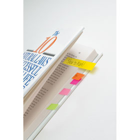 Post-it 670-5 Haftstmarker Struktur für Ihre Unterlagen durch kräftige Neonfarben