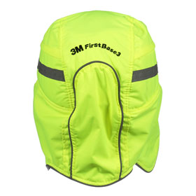 3M™ FB3 Anstosskappe Winter High Visibility  mit kurzem 55mm-Schirm und besonders komfortabler Innenausstattung