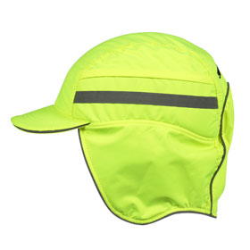3M™ FB3 Anstosskappe Winter High Visibility  mit kurzem 55mm-Schirm und besonders komfortabler Innenausstattung