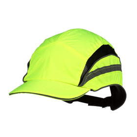 3M™ FB3 Anstosskappe Classic High Visibility mit kurzem 55mm - Schirm und komfortabler Innenausstattung