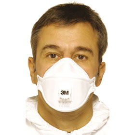Atemschutzmasken 3M Atemschutzmasken Aura mit Cool Flow™ Ausatemventil, 