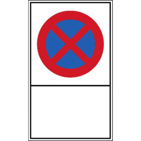Haltverbotsschild Symbol: Absolutes Haltverbot