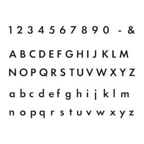 Buchstaben aus Acrylglas Kleinbuchstaben a-z
