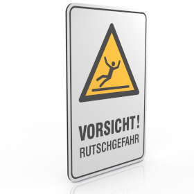 Hinweisschild fr Gewerbe und Privat Vorsicht! Rutschgefahr