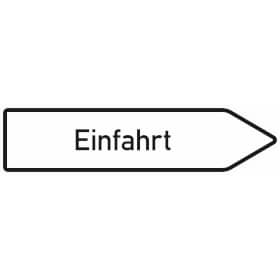 Innerbetrieblicher Wegweiser rechts Einfahrt