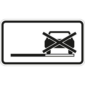 Verkehrszeichen - StVO Haltverbot auch auf dem Seitenstreifen