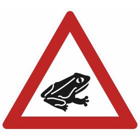 Verkehrszeichen - StVO Amphibienwanderung