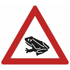 Verkehrszeichen - StVO Amphibienwanderung