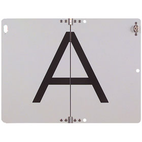 Warntafel - Kennzeichnung Abfalltransporte (A - Tafel),  klappbar