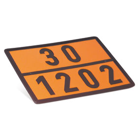 Gefahrentafel nach GGVS/ADR, Einstofftafel für Heizöl / Diesel