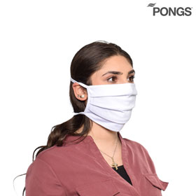 PONGS Mehrweg Mund-Nasen-Maske Typ D-Supersoft, waschbar