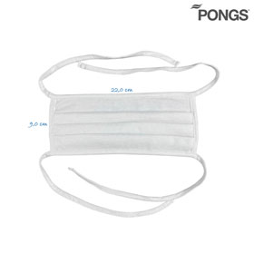 PONGS Mehrweg Mund-Nasen-Maske Typ D-Supersoft, waschbar