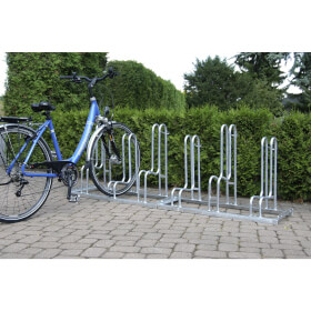 Fahrradstnder Bgelparker WSM  fr Reifenbreite bis 5,5 cm, Radabstand 35,0 cm, Center - 3 Einstellpltze, L: 1