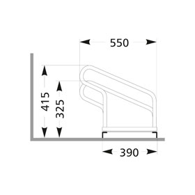 Fahrradstnder WSM Bgelparker Country, 4 Einstellpltze,