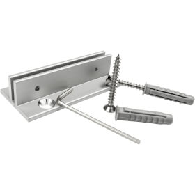 Wand- und Deckenhalterung für Schilder mit max. 3 mm Stärke