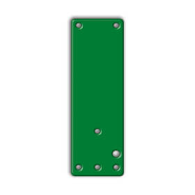 Zubehör für Türwächter Montagegrundplatte grün für Brandschutz - und Vollglastüren
