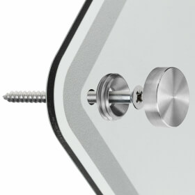 CoverLine Zierkopfschrauben Set 4 - teilige Dekorschraube mit flachem Kopf