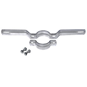 Rohrschelle mit 350 mm Lochabstand für Rohrpfosten mit 6, 0 cm Durchmesser