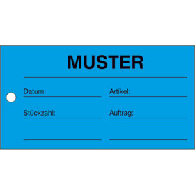 Qualitätskennzeichnung Etiketten Text: Muster