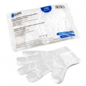 BBE Einweghandschuhe HDPE mit texturierter Oberflche fr starken Grip