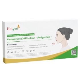 HotGen Novel Covid - 19 Antigen Test, vorderer Nasenbereich einzelnd steriler verpackt (Kolloidales Gold)