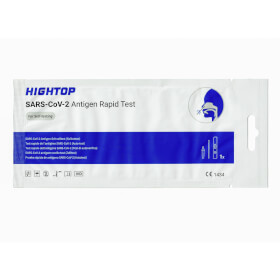 Hightop Antigen Schnelltest, vorderer Nasenabstrich steril verpackt, fr Laien anwendbar