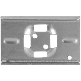 Kennflex Metall Schilderhalter Set mit individuel gefertigtem Thermograv-Schild zum Einschieben