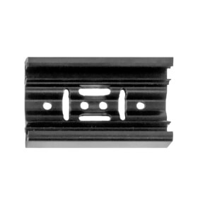 Kennflex ABS-Kunststoff Profilschienen inkl. Endkappen Set mit blanko Thermograv-Schild zum Einschieben