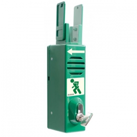 Fensterwchter Standard Gehuse grn RAL 6029, mit Profilzylinderschloss, 