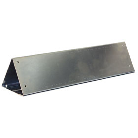 Parkplatzbegrenzung aus verzinktem Stahl für Parkplatzschilder 52,0 x 11,0 cm, inkl. Schrauben zur Schildmontage