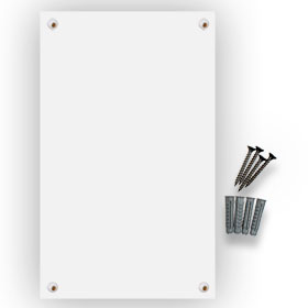 Viva Türschilder Aluminium Edelstahloptik mit dunkelblauem Piktogramm aus Acrylglas