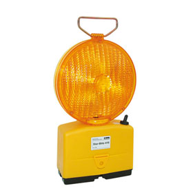 Baustellen - Warnleuchte Star - Flash LED 610 doppelseitig gelb zur Schnellabsicherung nach TL oder europischer Norm