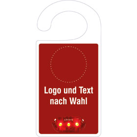 Tranhnger Text und Logo: nach Wahl