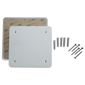 WiFi Schild Aluminium Edelstahloptik mit schwarzem Foliendruck