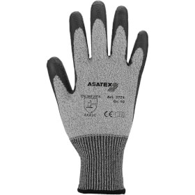 Asatex 3721 Schnittschutzhandschuh Strickhandschuh mit Polyurethanbeschichtung